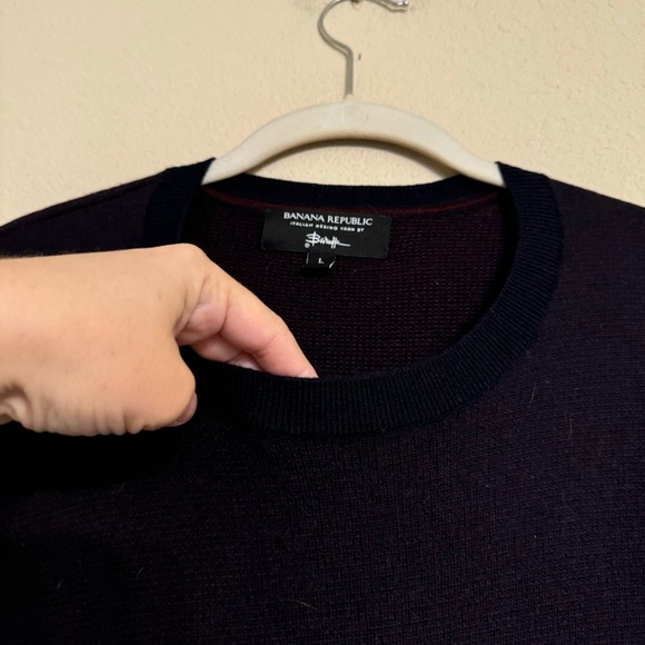 Banana Republic Sweater Italian Merino Yarn by Baruffa Size Large - Picture 7 of 16